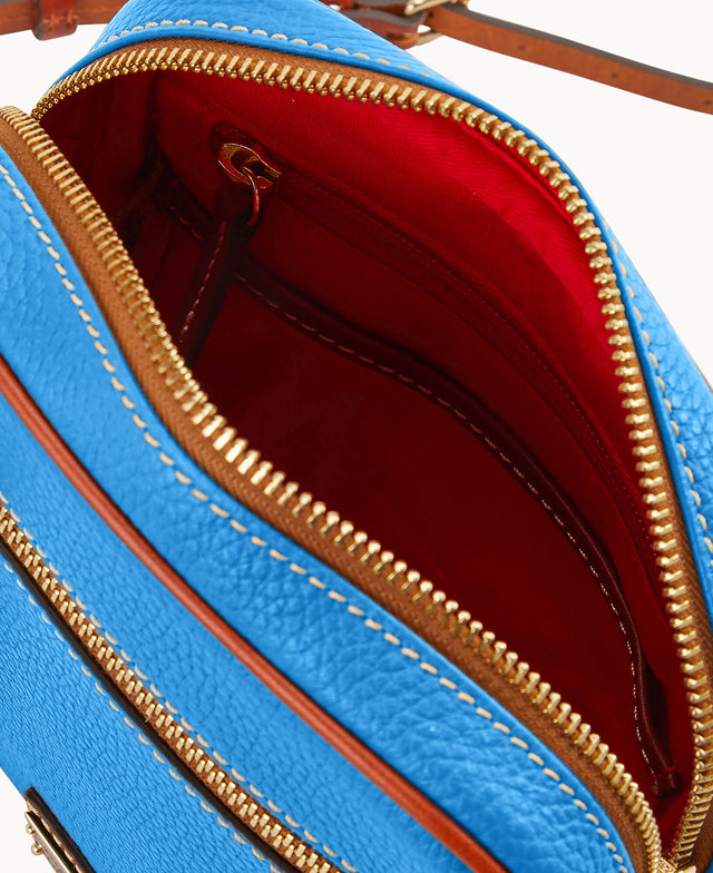 Pebble Grain Camera Crossbody